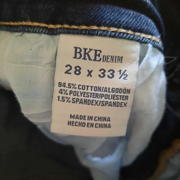 BKE Jeans Womens 28 High Rise Bootcut Parker Distressed Denim Cowgirl Western - Picture 8 of 13